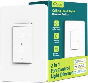 Smart Ceiling Fan Control & Dimmer Switch