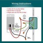 TREATLIFE 4-Pack Smart WiFi Light Switches