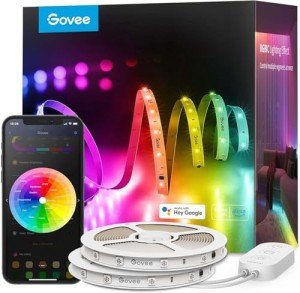Smart 100ft LED Strip Lights with Music Sync