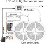 DAYBETTER Smart LED Strip Lights 200 ft with App Control