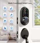 Veise RZ07 Smart Fingerprint Door Lock - Keyless Entry
