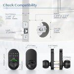 Yamiry Keyless Smart Lock with Handle