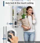 TEEHO TE002 Keyless Fingerprint Door Lock - Matte Black