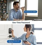Veise Keyless Fingerprint Door Lock - Matte Black