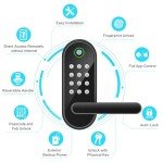 Fingerprint Smart Door Lock with Code Entry