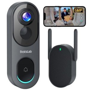 5MP Wireless Video Doorbell Camera with AI Motion Detection