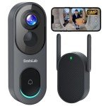 5MP Wireless Video Doorbell Camera with AI Motion Detection