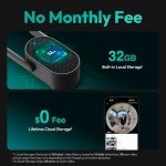 5MP Wireless Video Doorbell Camera with AI Motion Detection