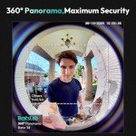 5MP Wireless Video Doorbell Camera with AI Motion Detection