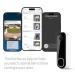 Arlo 2K Video Doorbell | Wire-Free & Wired Options