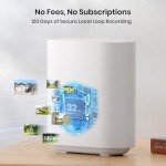 AOSU Solar-Powered Outdoor Security Camera System