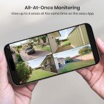 AOSU Solar-Powered Outdoor Security Camera System