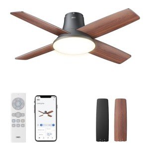 Smart Ceiling Fan with Lights and Remote Control
