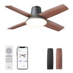 Smart Ceiling Fan with Lights and Remote Control