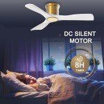 Smart 52-Inch Ceiling Fan with Light & Remote