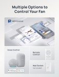 Smart Ceiling Fan with Lights and Remote Control