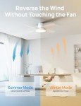 Smart Ceiling Fan with Lights and Remote Control