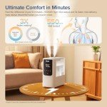 Smart Mist Humidifier with Oil Diffuser
