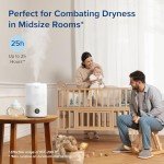 Smart Cool Mist Humidifier for Bedroom & Nursery