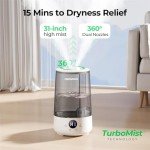 Homvana 3.6L Cool Mist Humidifier & Diffuser