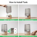 Homvana 3.6L Cool Mist Humidifier & Diffuser