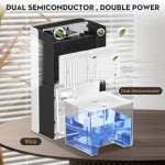 ToLife 1000 sq.ft Dehumidifier with LED Light