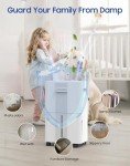 21-Pint Portable Dehumidifier with Smart Humidity Control