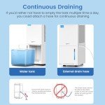 Vellgoo 52 Pint Energy Star Dehumidifier for Home