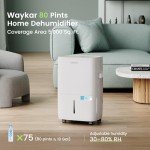 Waykar 80 Pints Energy Star Dehumidifier for Large Rooms