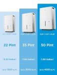 Midea 50 Pint Dehumidifier for Large Spaces