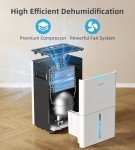 1500 Sq. Ft. Smart Dehumidifier for Home