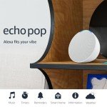 Amazon Echo Pop - Compact Alexa Speaker, Glacier White