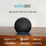 Echo Dot - Smart Alexa Speaker in Charcoal