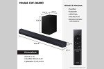 Samsung HW-Q600C 3.1.2ch Dolby Soundbar with HDMI