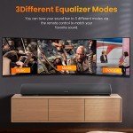 40-Inch Wireless Bluetooth Soundbar with HDMI-ARC