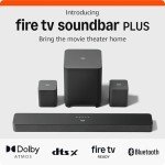 Amazon Fire TV Soundbar Plus with Subwoofer & Speakers