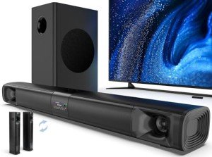 Saiyin 100W Smart TV Sound Bar with Subwoofer