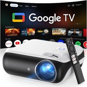 Google TV Smart Projector with 4K UHD & Dolby Sound