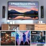 Saiyin 100W Smart TV Sound Bar with Subwoofer
