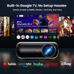 Google TV Smart Projector with 4K UHD & Dolby Sound