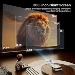 Google TV Smart Projector with 4K UHD & Dolby Sound