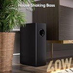 Compact 90W Sound Bar with Subwoofer for TV