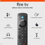 Amazon Fire TV Alexa Voice Remote Pro with Finder