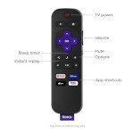 Roku TV Remote - Easy Setup with App Shortcuts