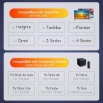 Voice Remote for Insignia, Toshiba, Pioneer Smart TVs
