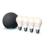 Ring Smart Lighting A19 Bulbs & Echo Bundle