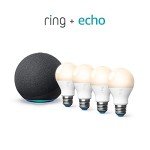 Ring Smart Lighting A19 Bulbs & Echo Bundle