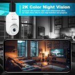 AlkiVision 2K Outdoor Smart Bulb Security Cameras