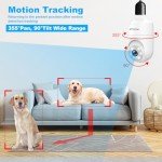 AlkiVision 2K Outdoor Smart Bulb Security Cameras