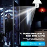 AlkiVision 2K Outdoor Smart Bulb Security Cameras